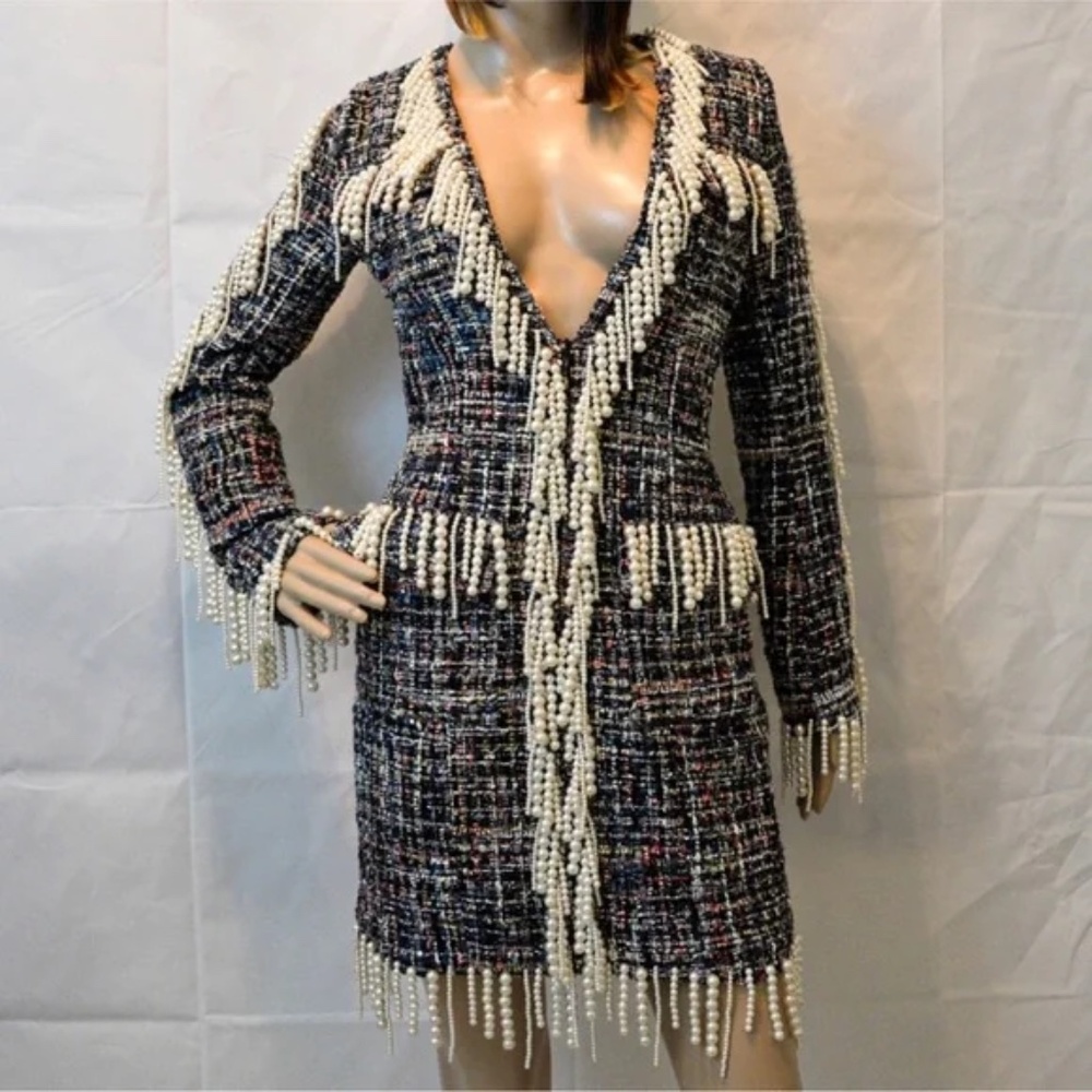 ZIE BOUTIQUE carey pearl dress